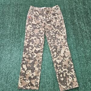 Duck Camp Micro-Hex Woodland Camo Pants Size 32 Regular See Pics For Measurement